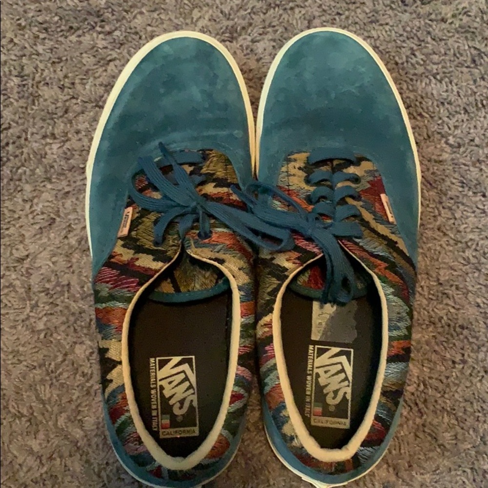 Vans suede Italian weave shoes